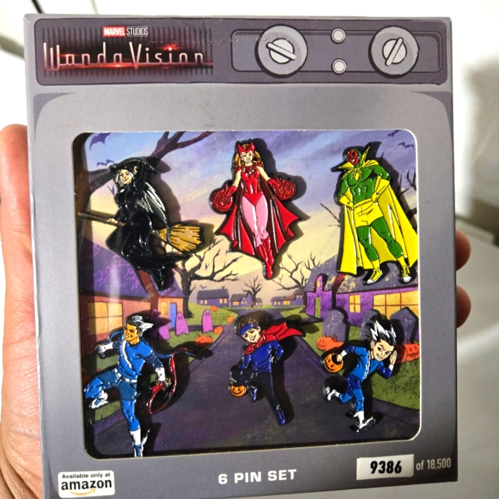 Marvel Studios: WandaVision "Scarlet Witch" 6 Metal-based Pin Set